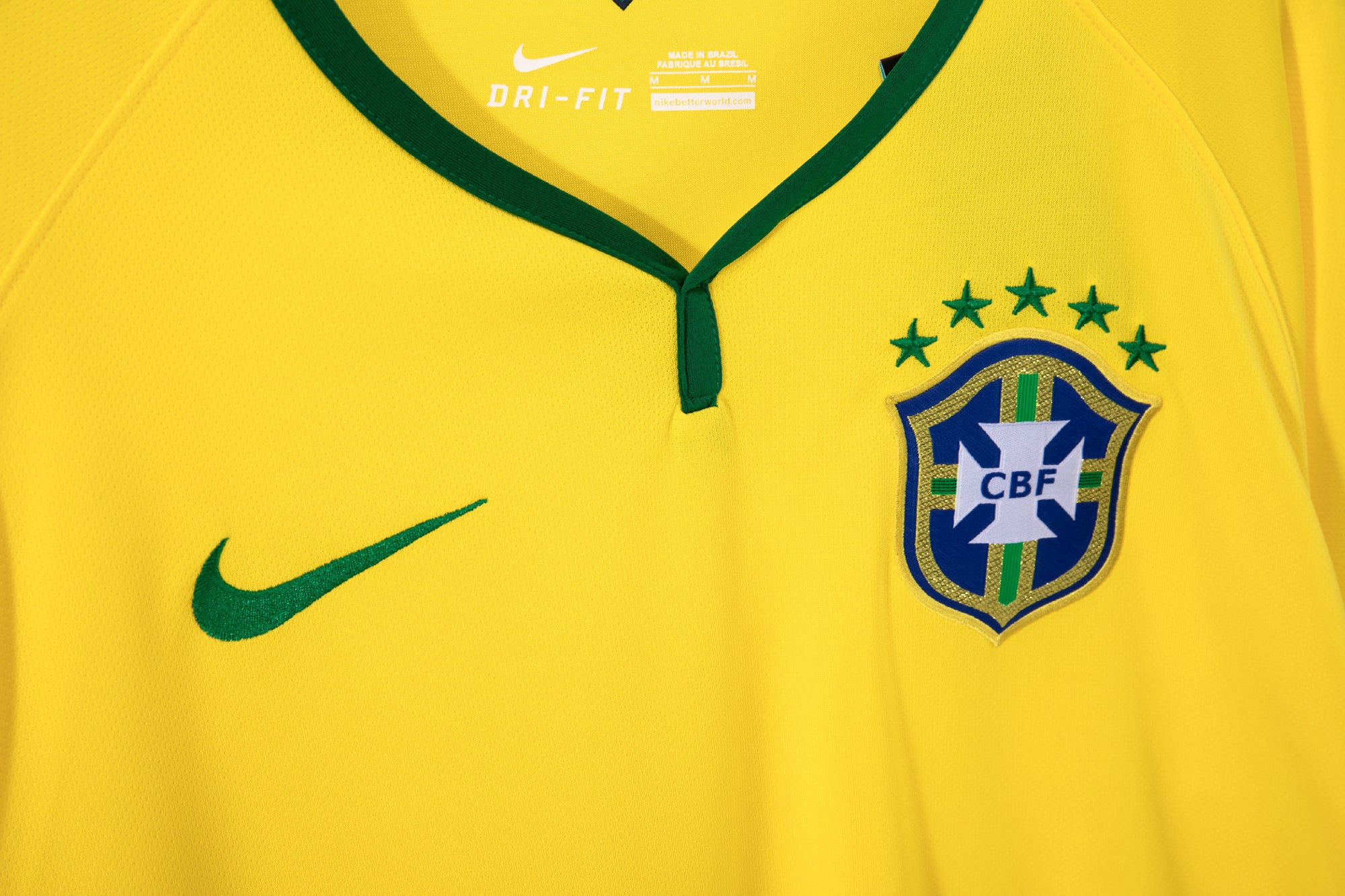 Camiseta Brasil 2014 1ª equipación