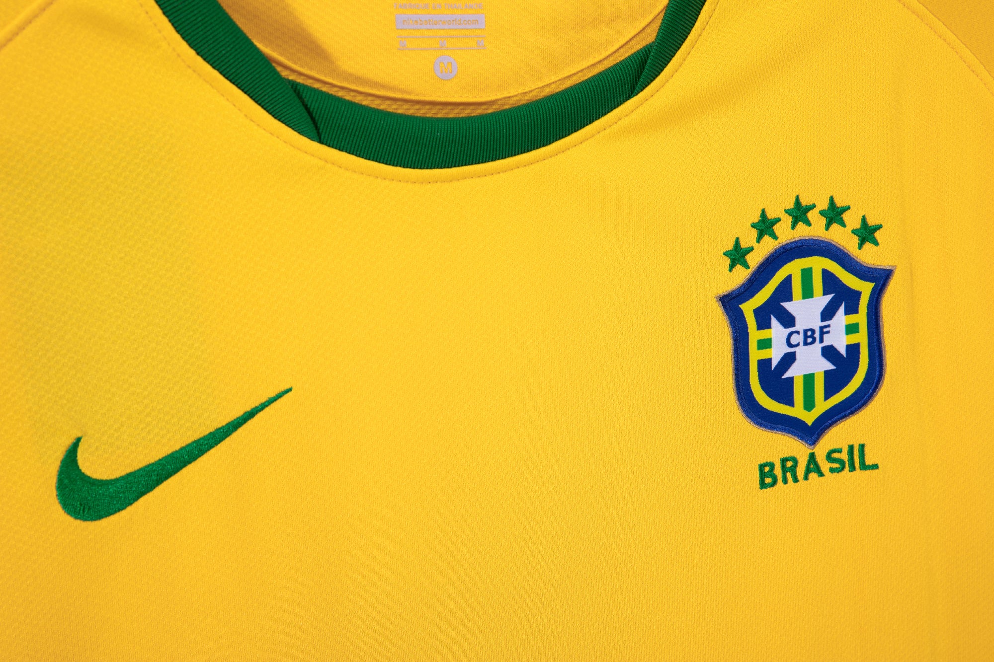 Camiseta Brasil 2010 1ª equipación