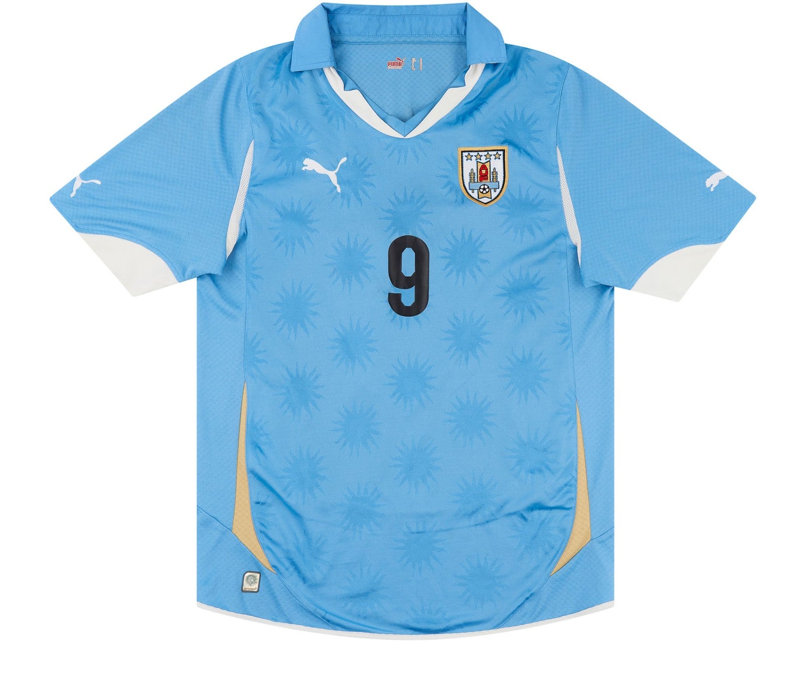 Camiseta Uruguay 2010 1ª equipación