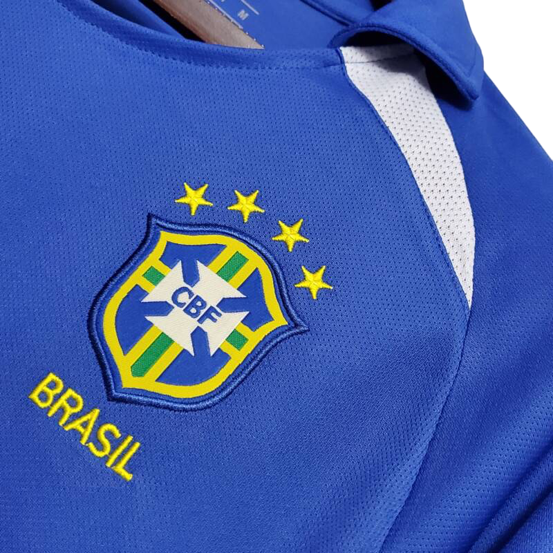 Camiseta Brasil 2002 2ª equipación