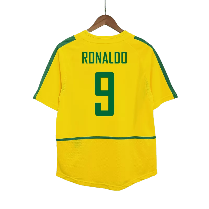 Camiseta Brasil 2002 1ª equipación